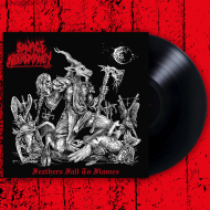 SAVAGE NECROMANCY Feathers Fall To Flames LP BLACK [VINYL 12"]